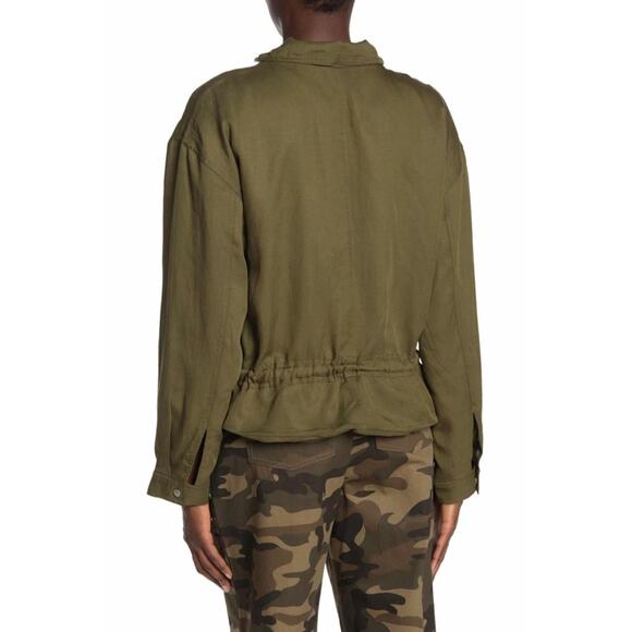 NWT Tularosa Avery Stand Collar Jacket in Green - Picture 4 of 10